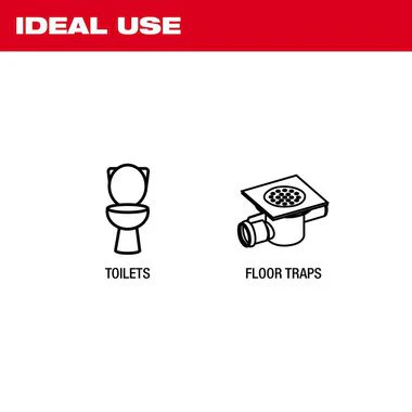 Milwaukee 3576-21, M12™ TRAPSNAKE™ 6' Toilet Auger - Image 3