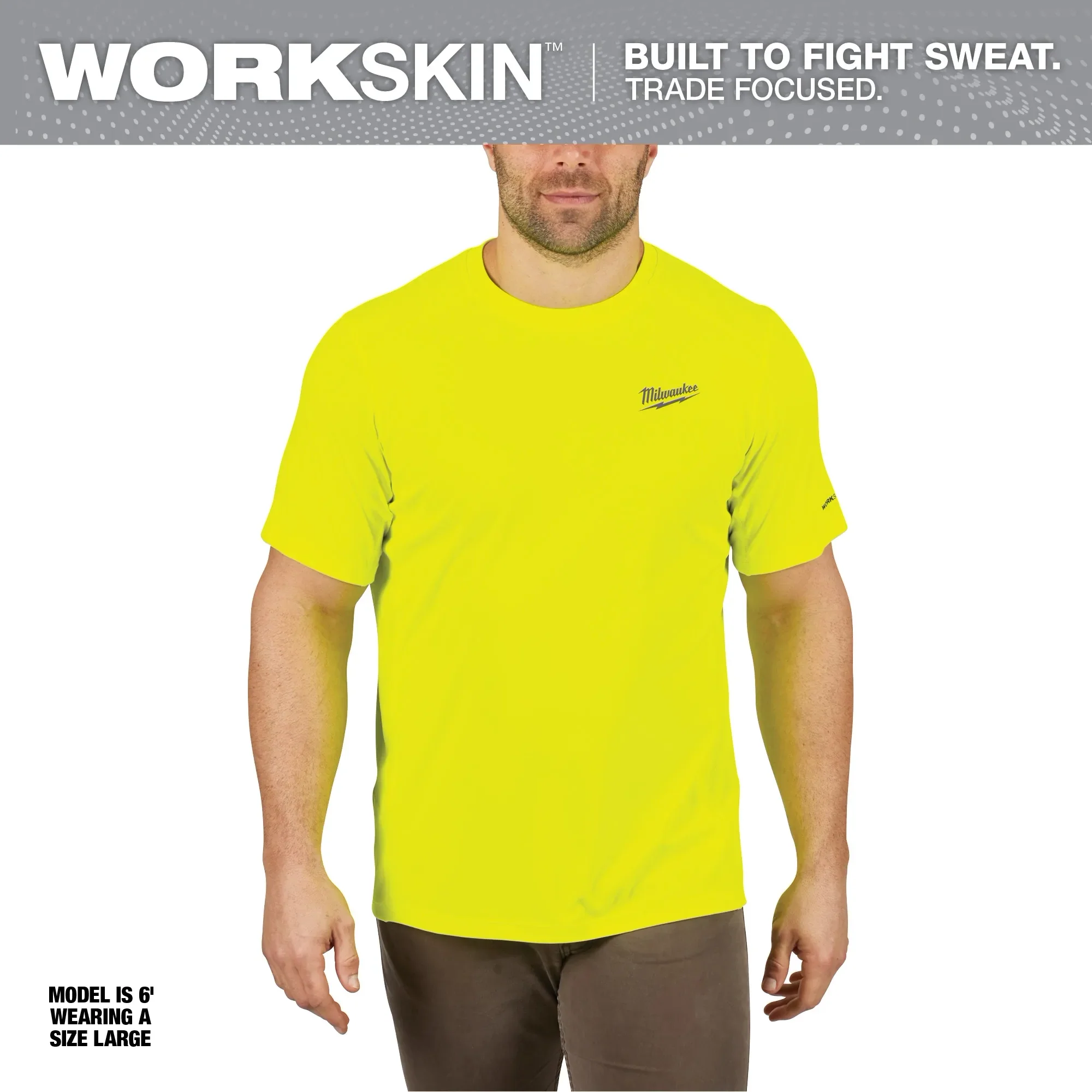 Milwaukee 414 WORKSKIN™ Lightweight Performance Shirt - Short Sleeve - Image 11