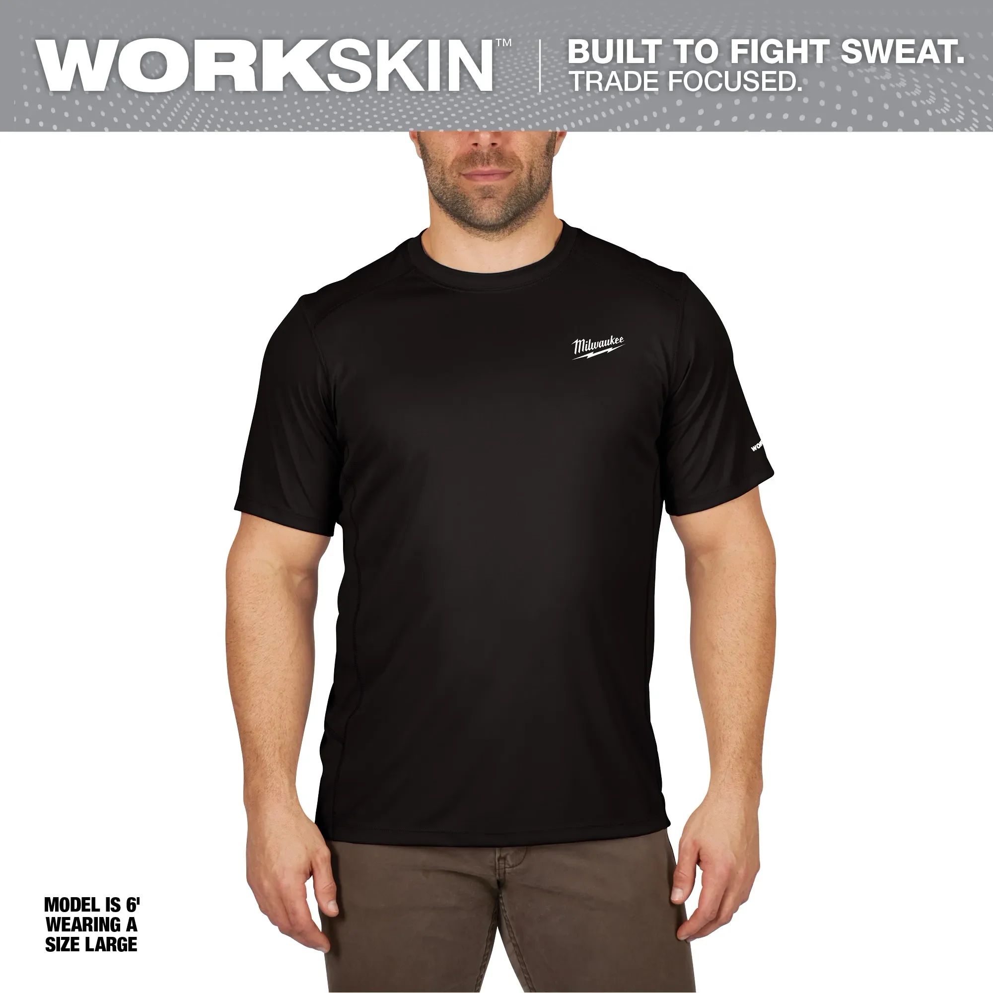 Milwaukee 414 WORKSKIN™ Lightweight Performance Shirt - Short Sleeve - Image 4