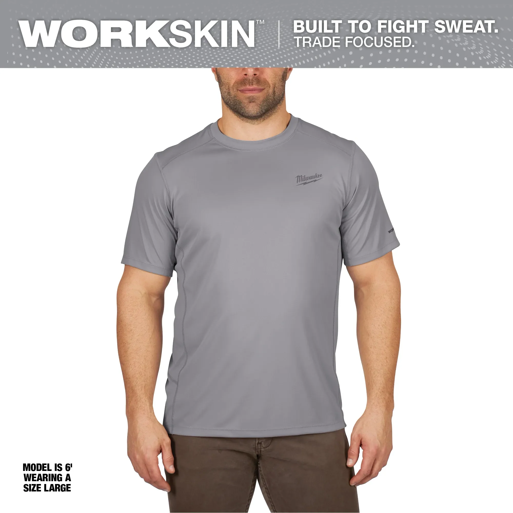 Milwaukee 414 WORKSKIN™ Lightweight Performance Shirt - Short Sleeve - Image 7