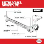 Milwaukee 45-96-9611, 11 mm Flex Head Combination Wrench - Image 5