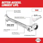 Milwaukee 45-96-9820, 7/8" Flex Head Combination Wrench - Image 4