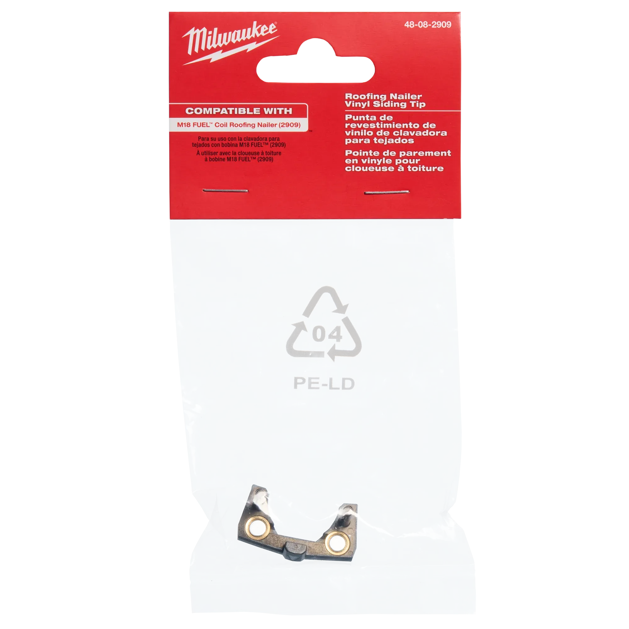 Milwaukee 48-08-2909, M18 FUEL™ Coil Roofing Nailer Vinyl Siding Tip - Image 2