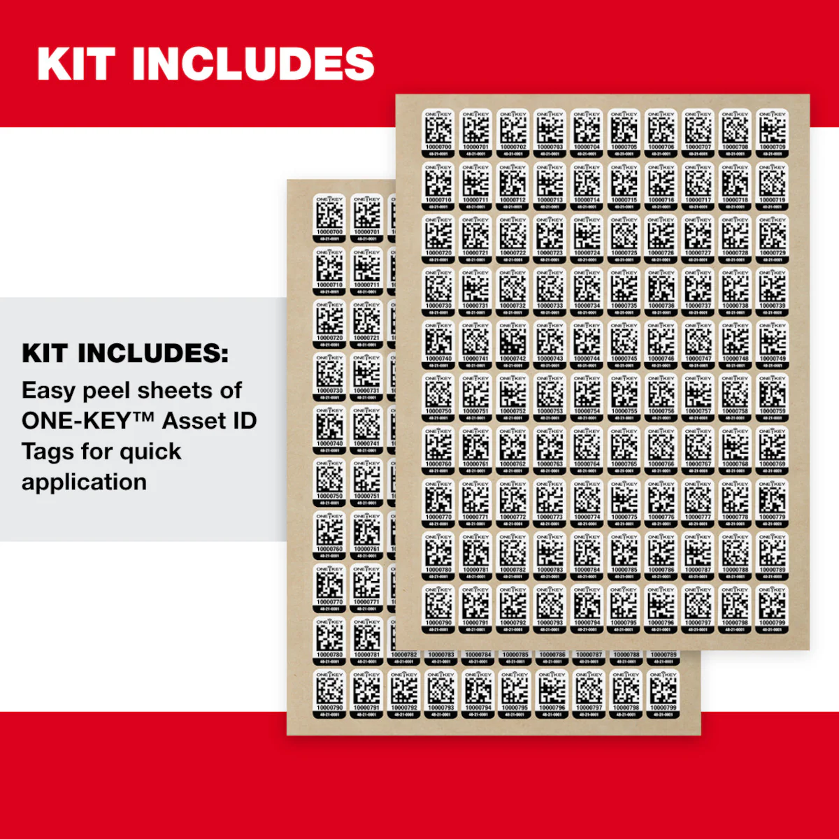 Milwaukee 48-21-0001, ONE-KEY™ Asset ID Tag – Small Plastic Surface - Image 2