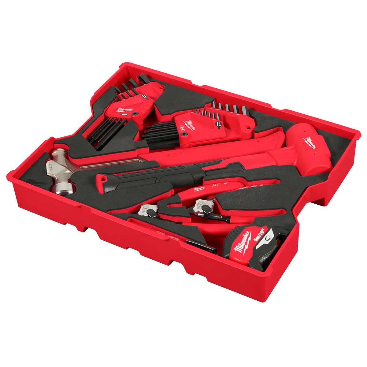 Milwaukee 48-22-0161, 28pc. Hex Key & Hammer Set with Tray for PACKOUT™ Drawers - Image 2