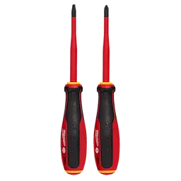 Milwaukee 48-22-2207, 2pc 1000V Insulated Slim Tip Screwdriver Set - Image 6