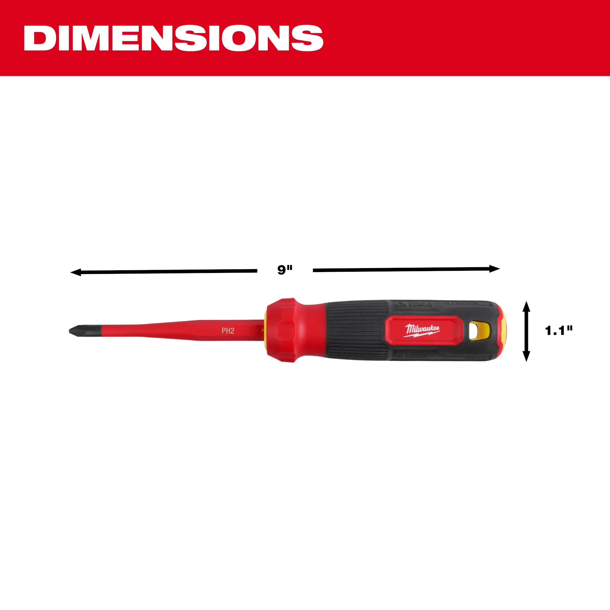 Milwaukee 48-22-2216, 4-in-1 1000V Insulated Slim Tip Multi-Bit Screwdriver - Image 3