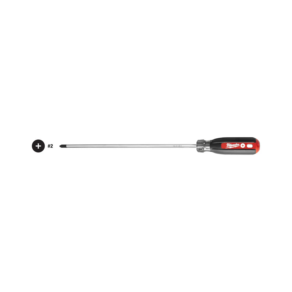 Milwaukee 48-22-2814, #2 Phillips - 10" Cushion Grip Screwdriver (Discontinued) - Image 2