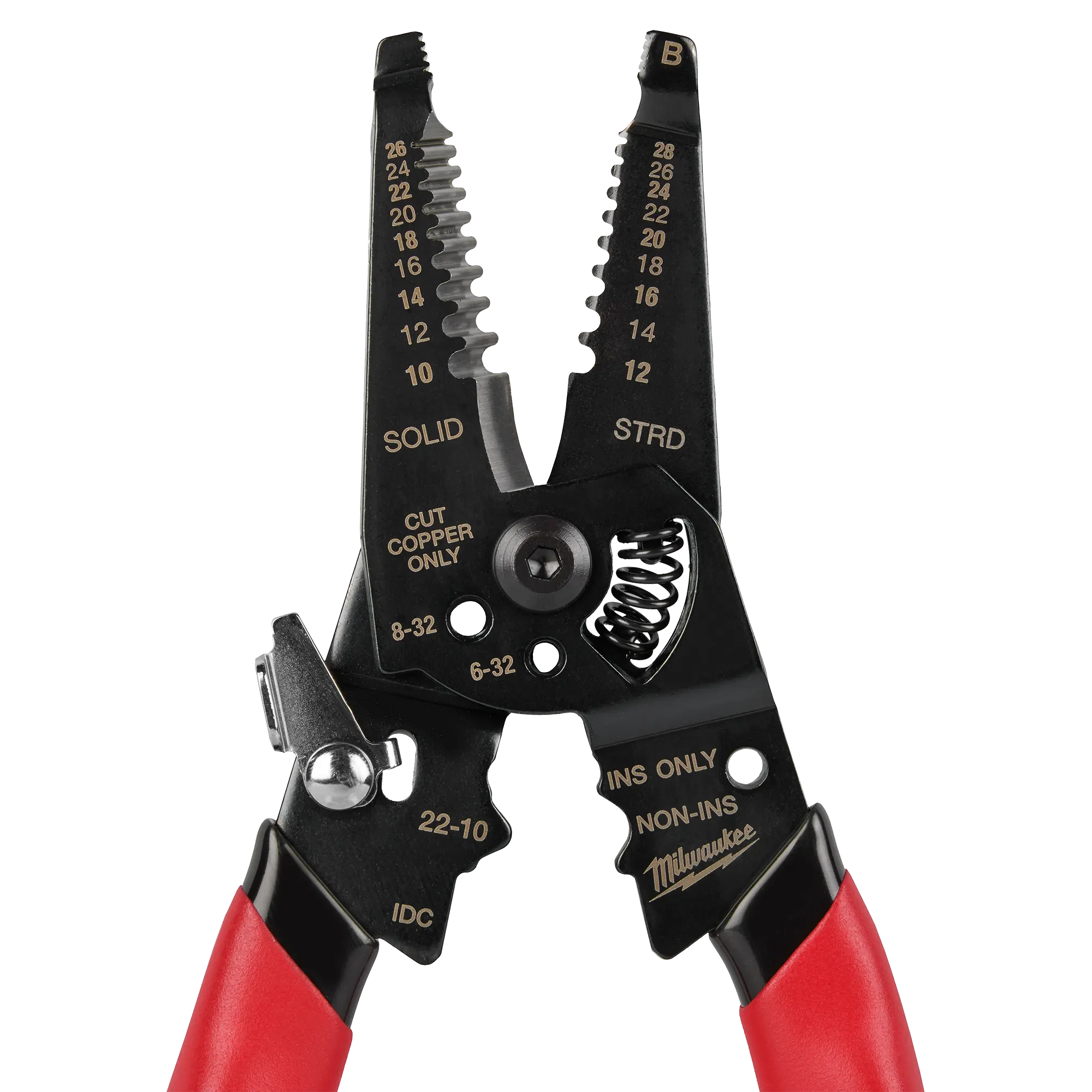 Milwaukee 48-22-3052, 10-28 AWG Multi-Purpose Dipped Grip Wire Stripper & Cutter w/ Reinforced Head - Image 8