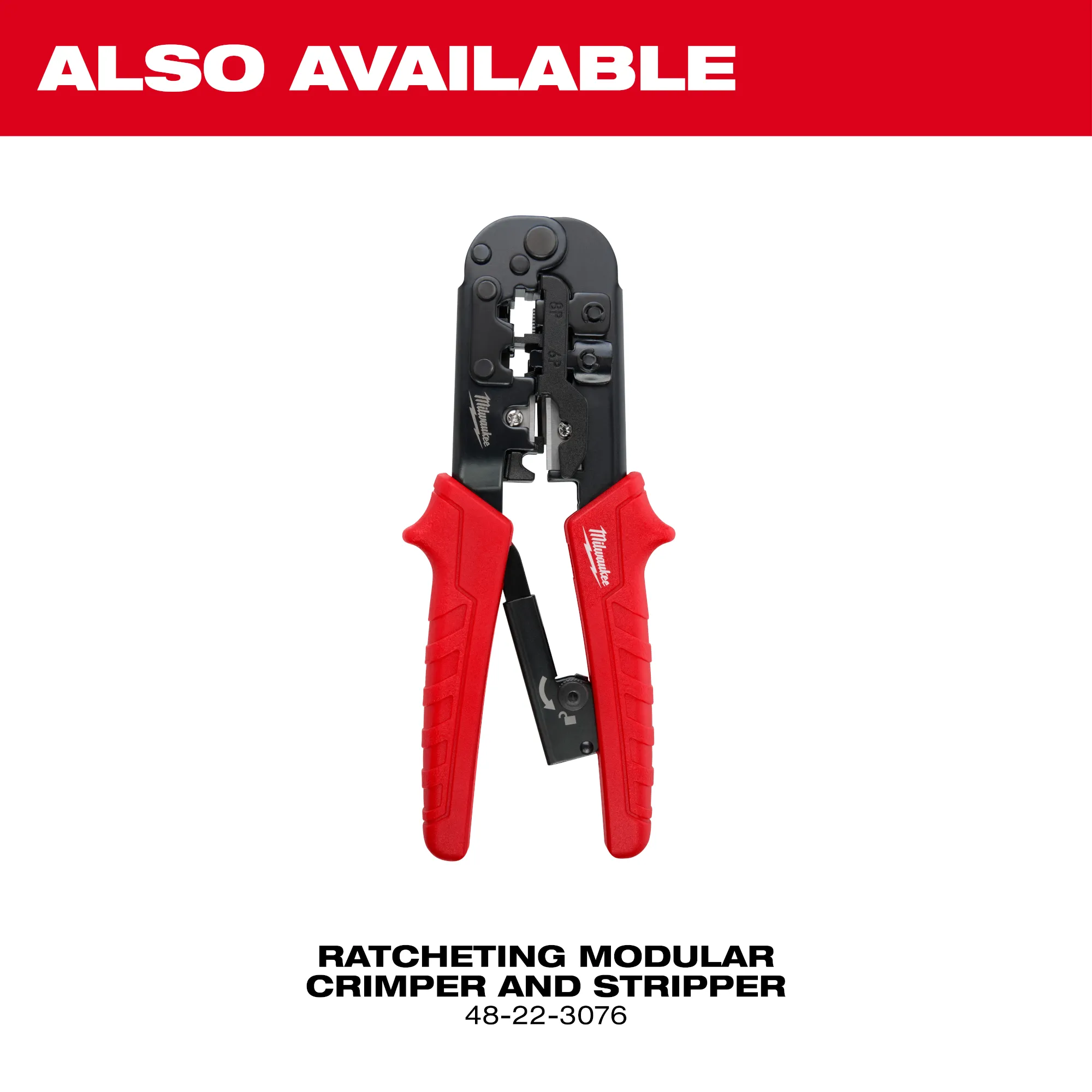 Milwaukee 48-22-3074, Ratcheting Pass-Through Crimper & Stripper - Image 4