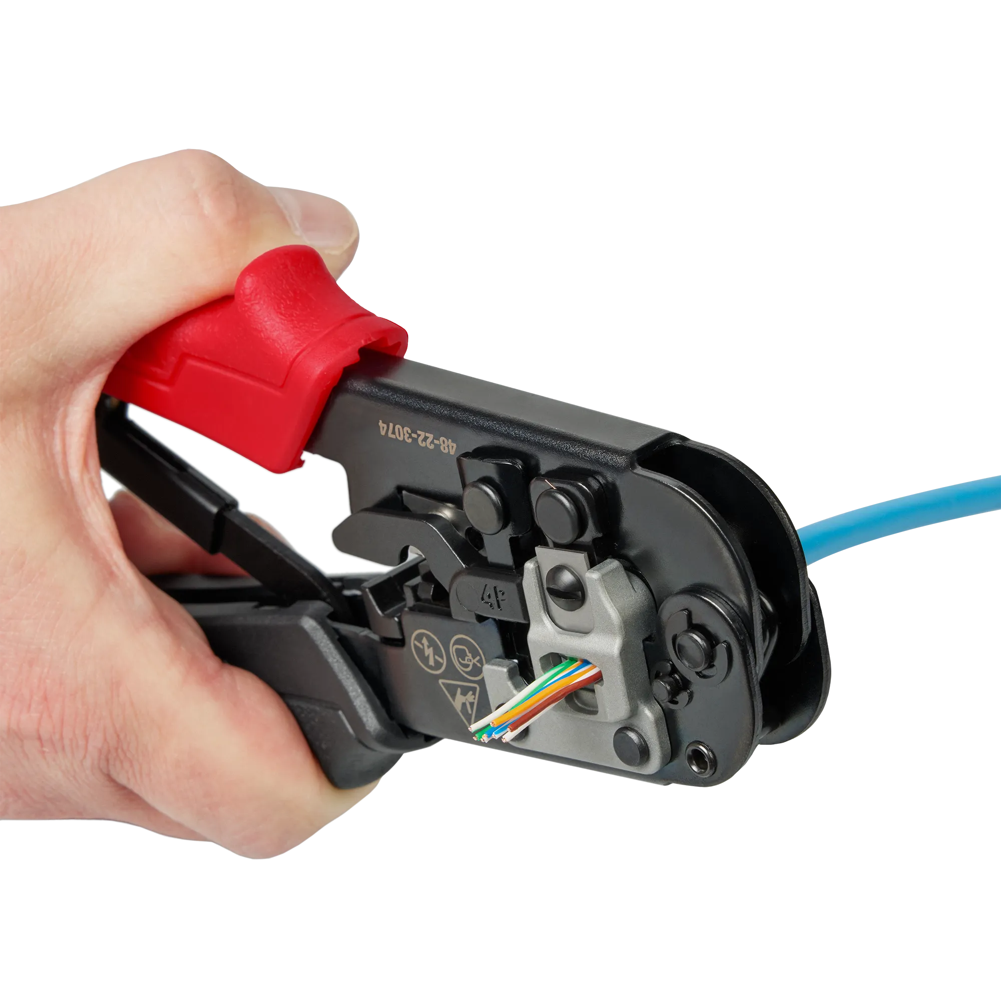 Milwaukee 48-22-3074, Ratcheting Pass-Through Crimper & Stripper - Image 7