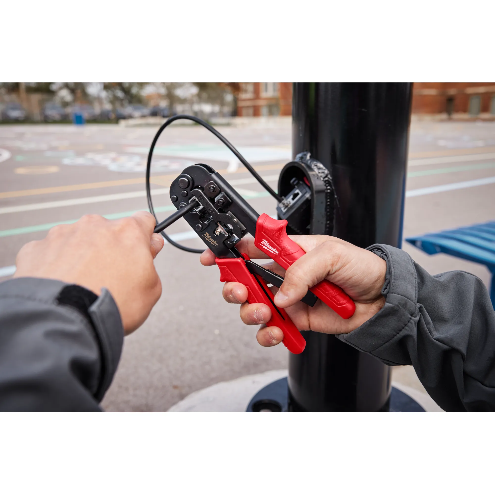 Milwaukee 48-22-3076, Ratcheting Modular Crimper & Stripper - Image 5