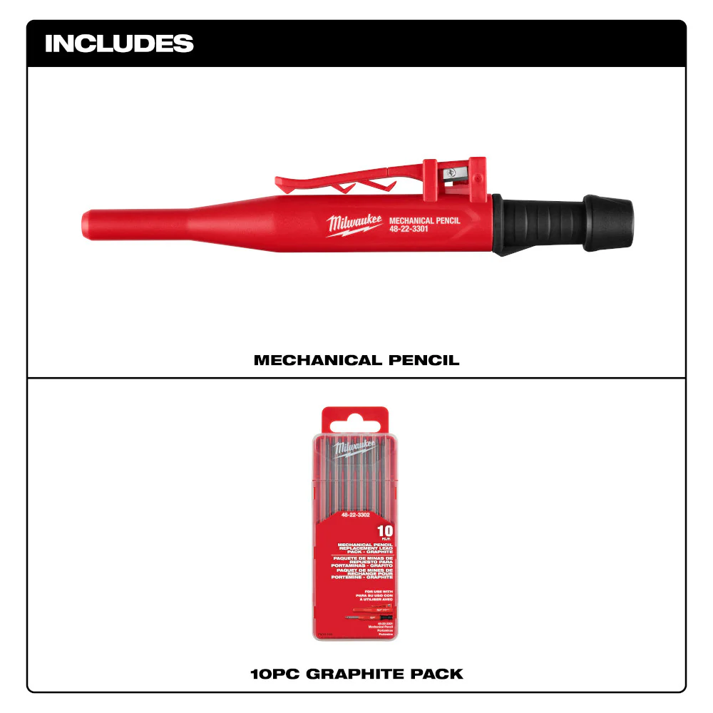 Milwaukee 48-22-3301, Mechanical Pencil with Lead Pack - Image 2