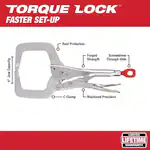 Milwaukee 48-22-3690, 10 pc Torque Lock Locking Pliers Set - Image 6
