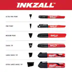 Milwaukee 48-22-3712, INKZALL White Paint Marker (carded) - Image 7
