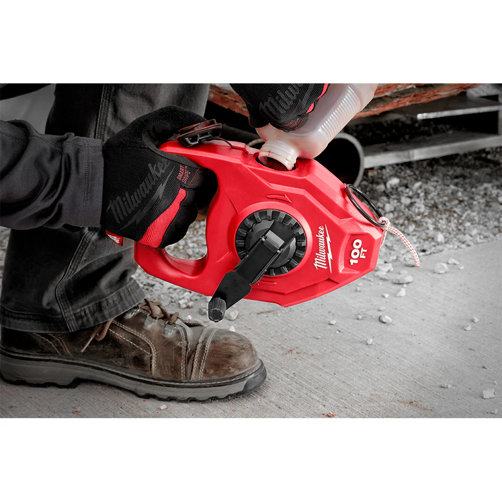 Milwaukee 48-22-3915, 150' Extra Bold Large Capacity Chalk Reel - Image 4
