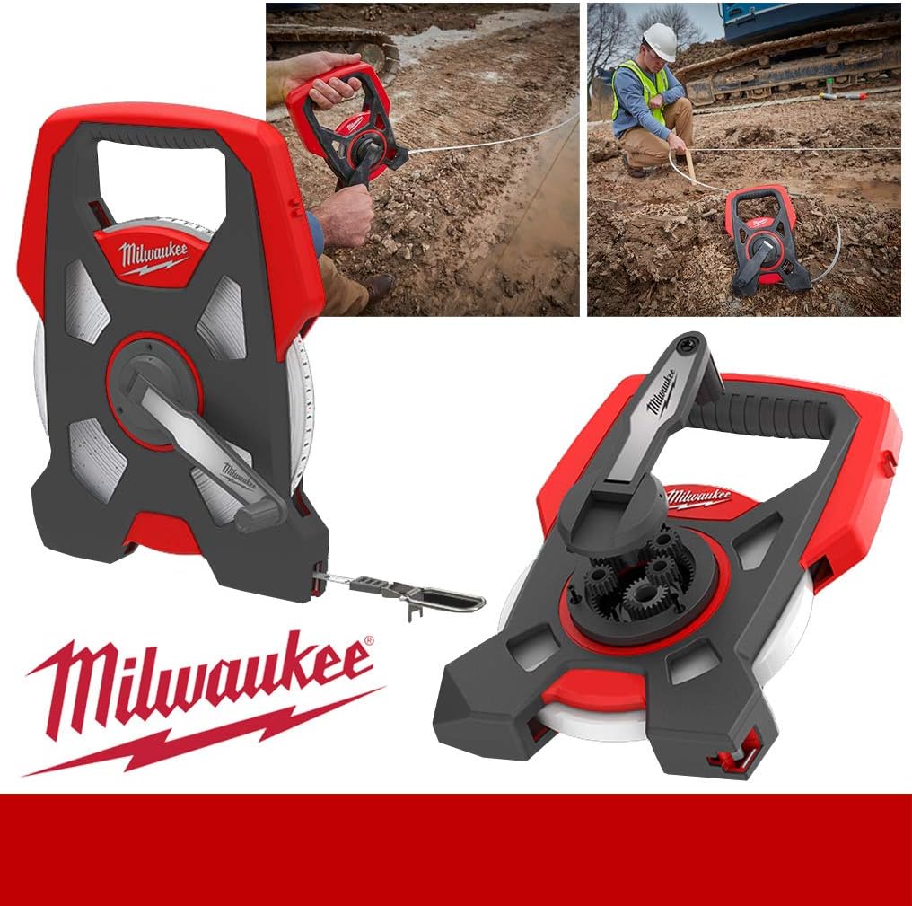 Milwaukee 48-22-5203, 100'/30m Steel Open Reel Long Tape - Image 5