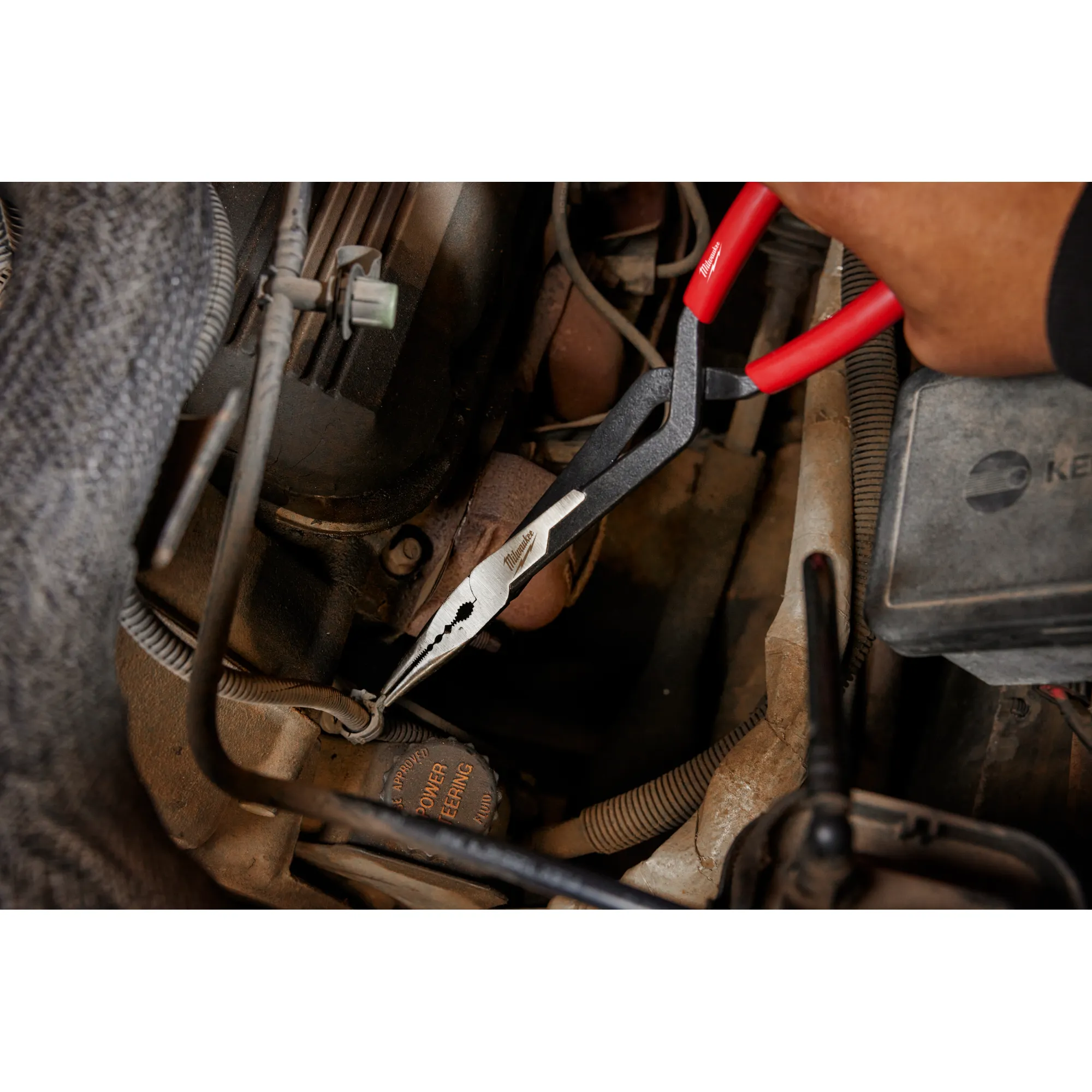Milwaukee 48-22-6540, 13" Long Reach Pliers - Straight Nose - Image 5