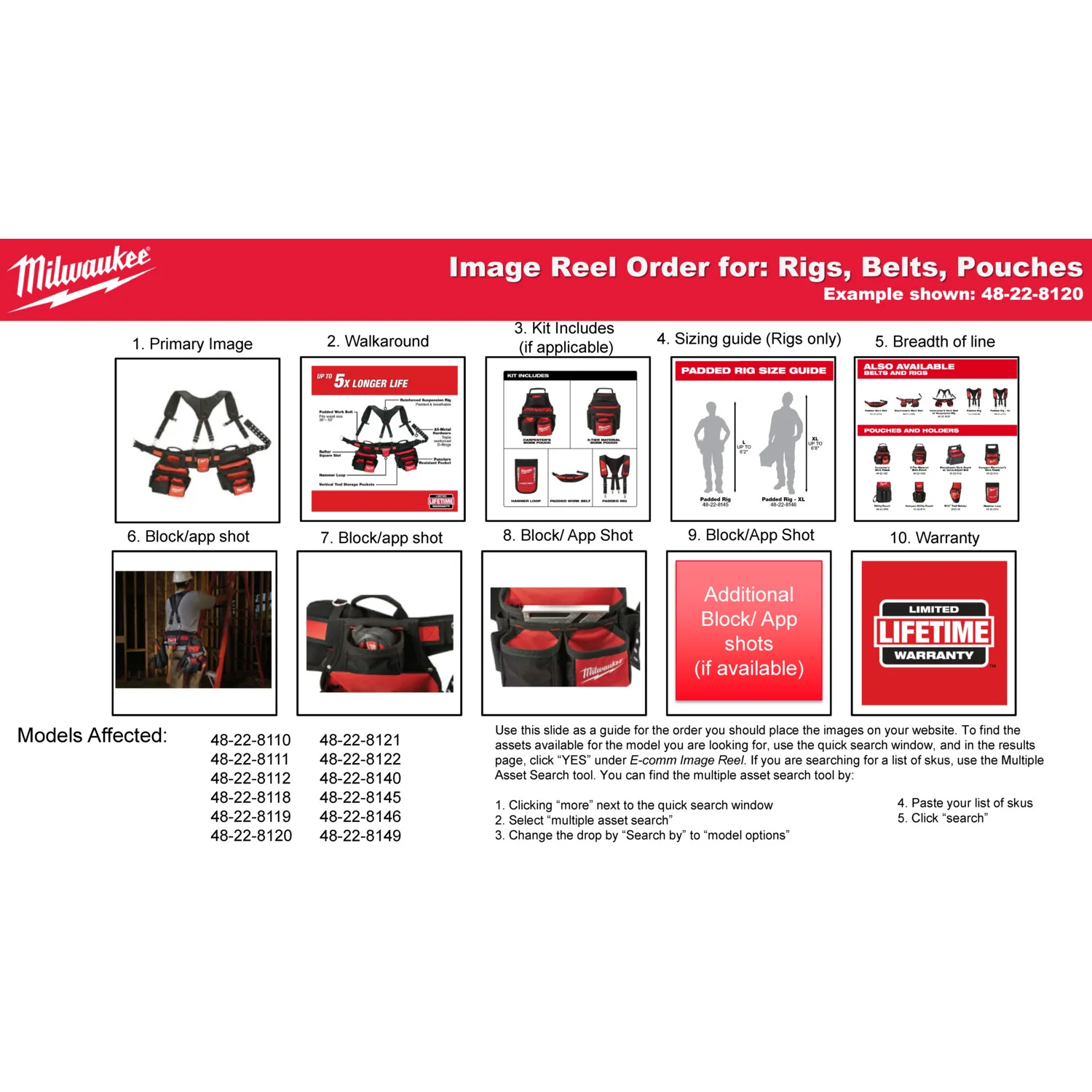 Milwaukee 48-22-8122, 3 Tier Material Pouch - Image 2