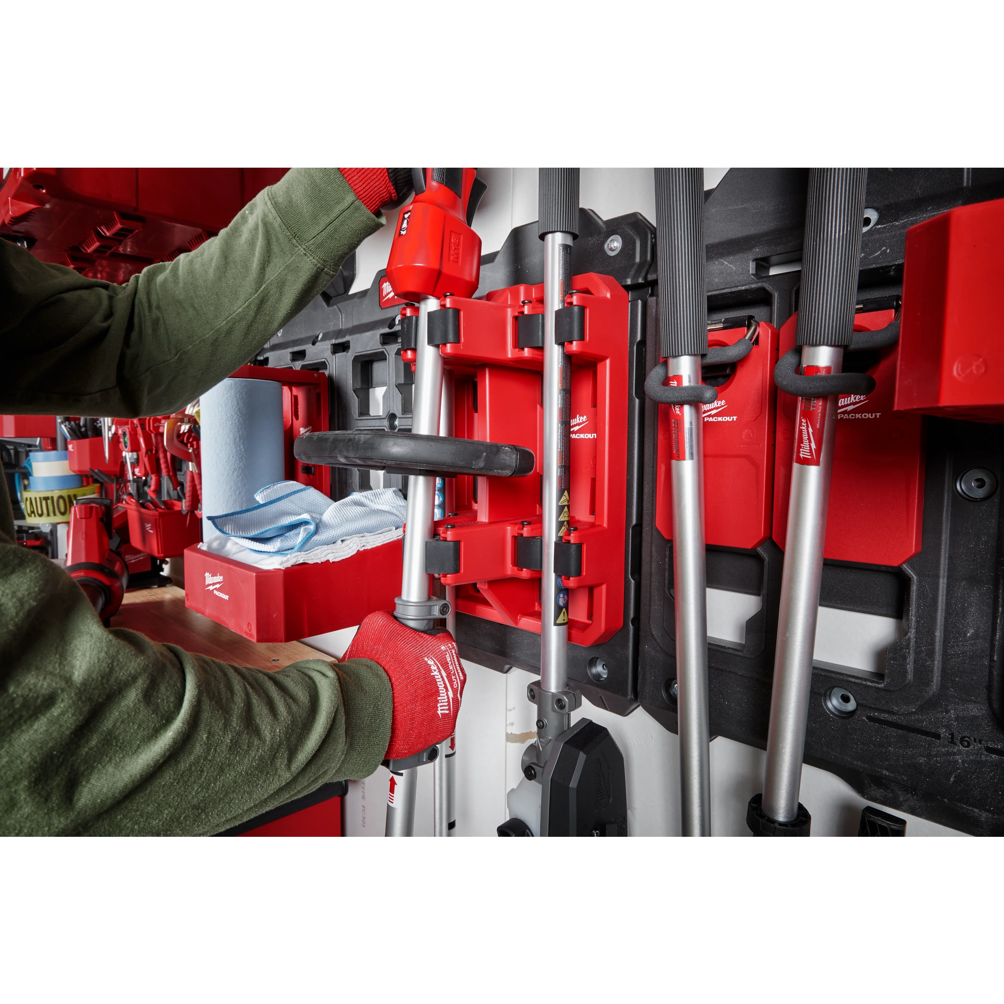 Milwaukee 48-22-8349, PACKOUT Long Handle Tool Rack - Image 2