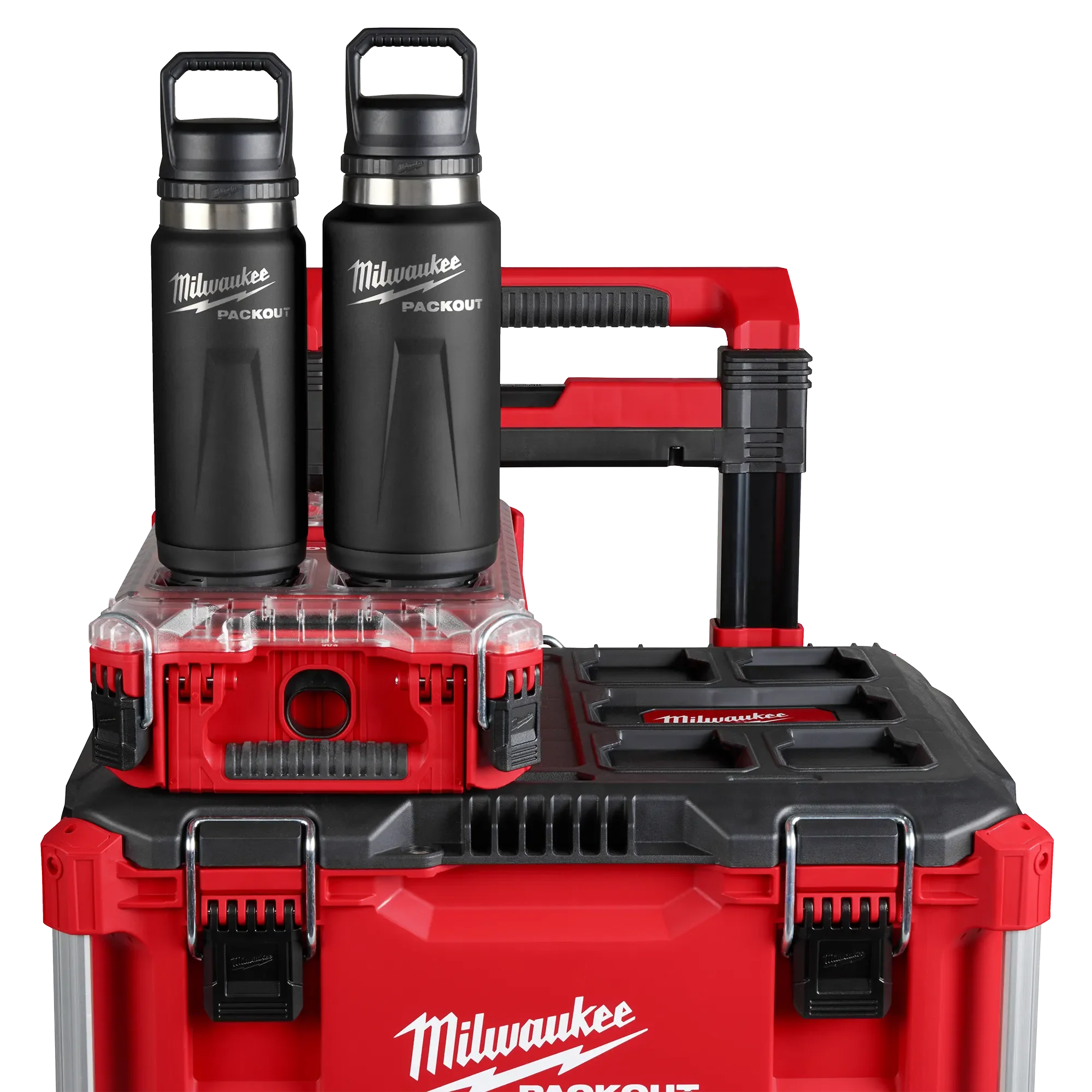 Milwaukee 48-22-8397B, PACKOUT™ 36oz Insulated Bottle with Chug Lid Black - Image 5