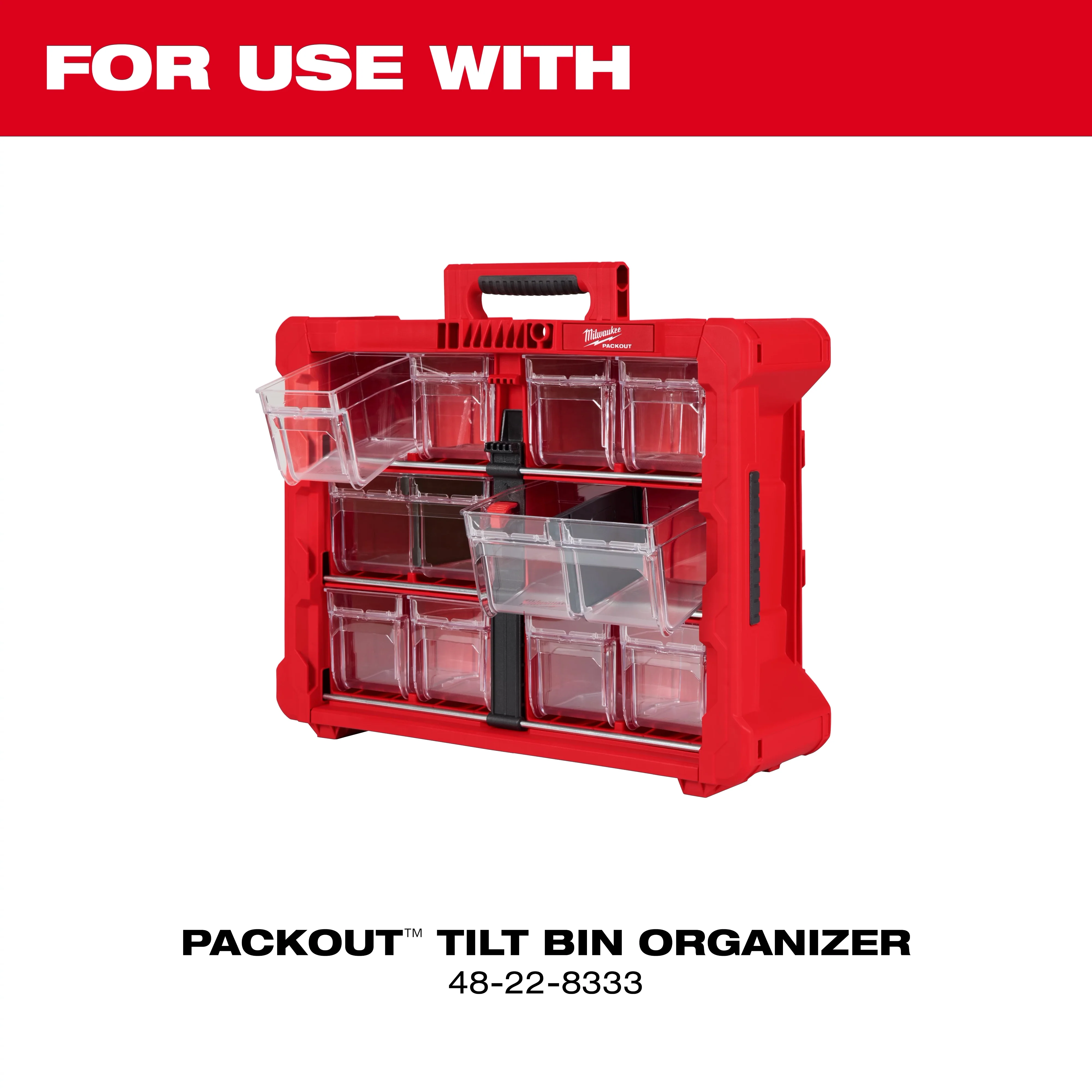 Milwaukee 48-22-8434, Large Bin for PACKOUT™ Tilt Bin Organizer - Image 2