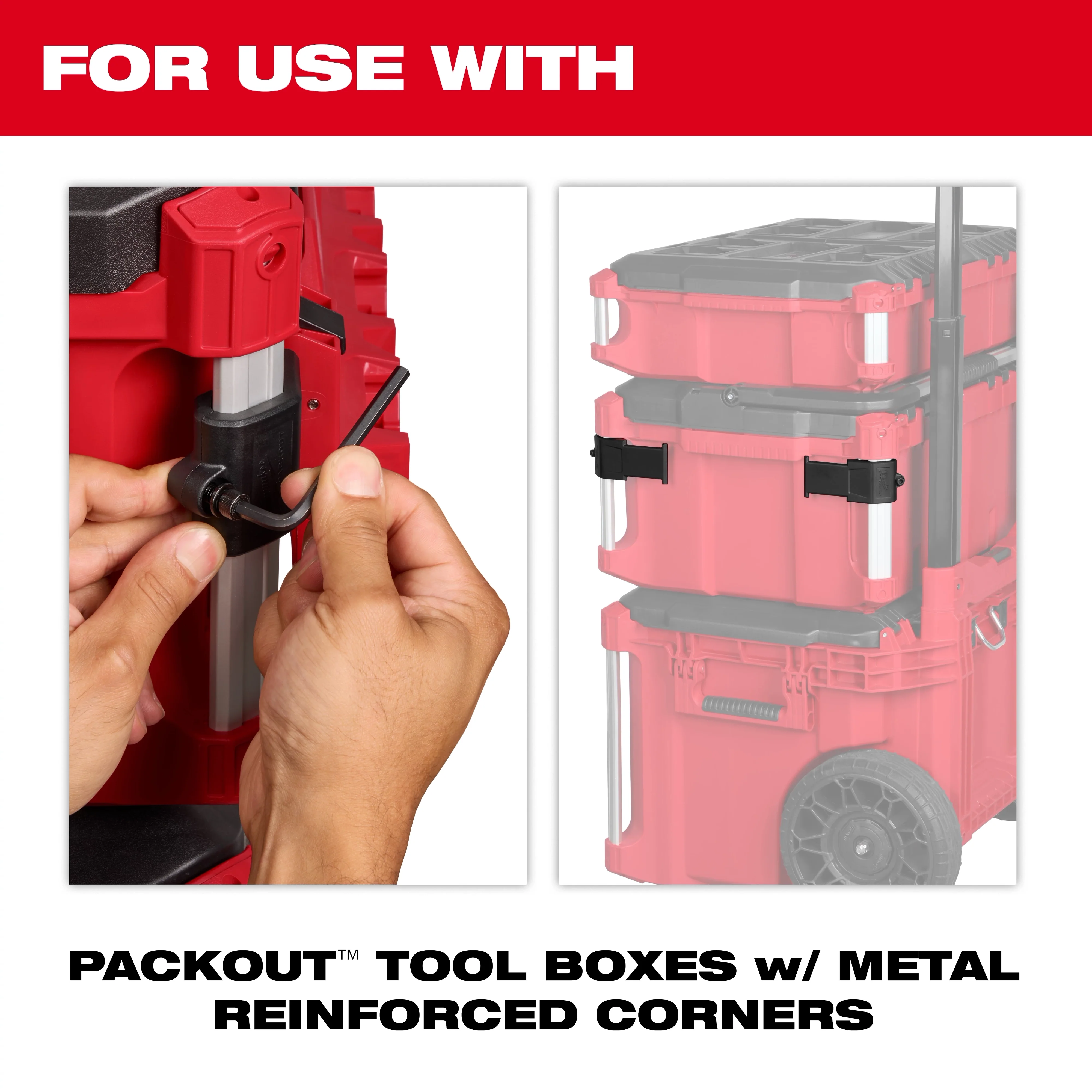 Milwaukee 48-22-8603, PACKOUT™ Tool Box M18™ Battery Rack Attachment - Image 4