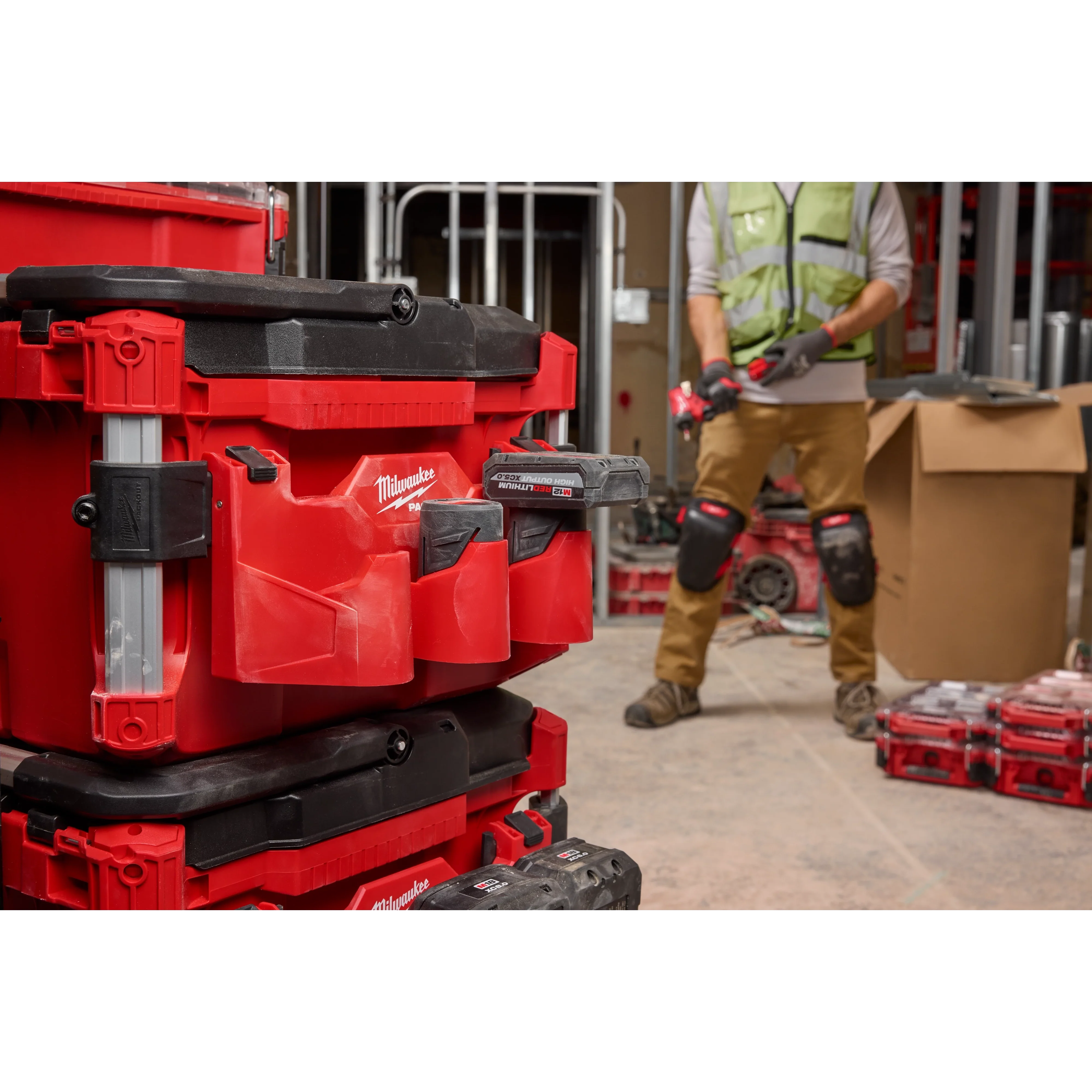 Milwaukee 48-22-8604, PACKOUT™ Tool Box M12™ Battery Rack Attachment - Image 6