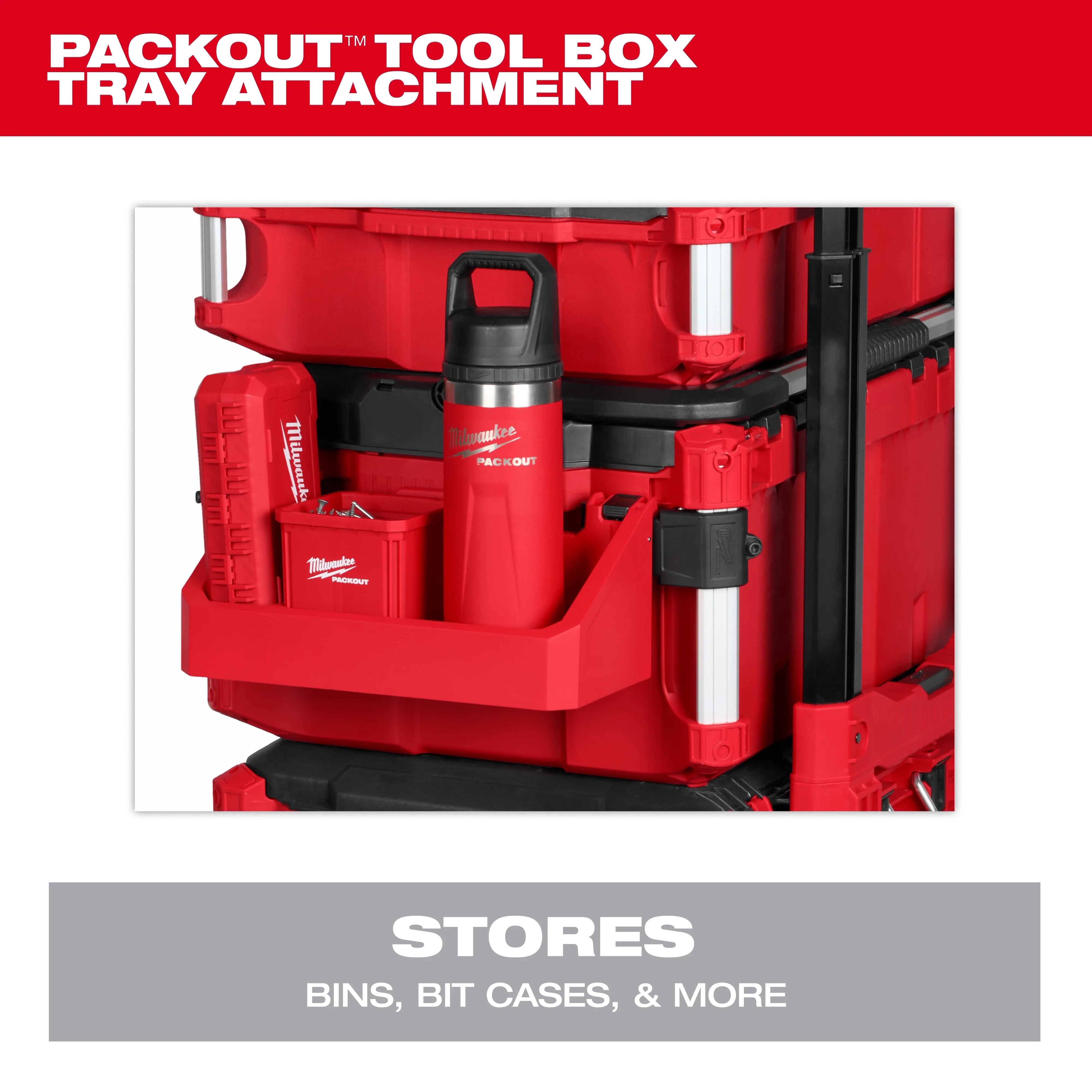 Milwaukee 48-22-8605, PACKOUT™ Tool Box Tray Attachment - Image 5