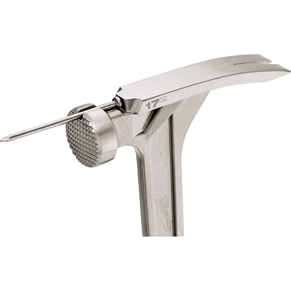 Milwaukee 48-22-9016, 17oz Milled Face Framing Hammer - Image 4