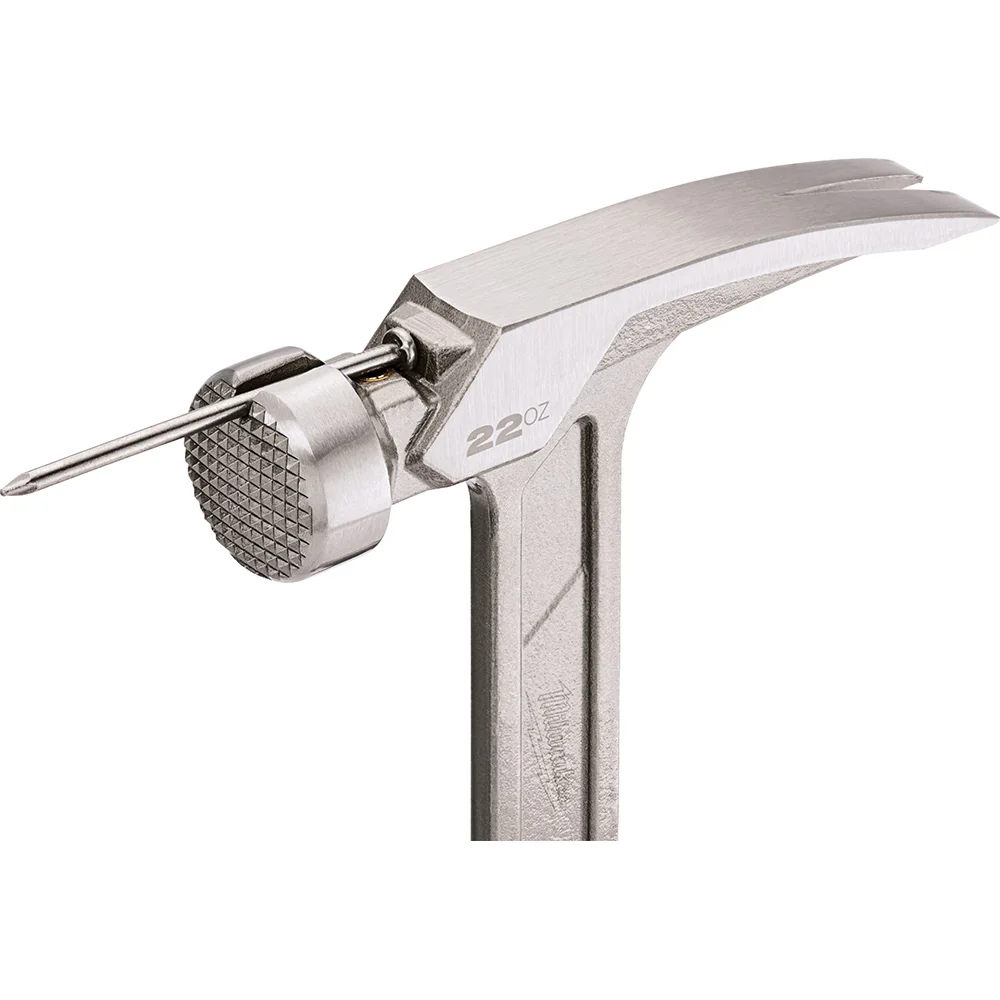 Milwaukee 48-22-9022, 22oz Milled Face Framing Hammer - Image 2