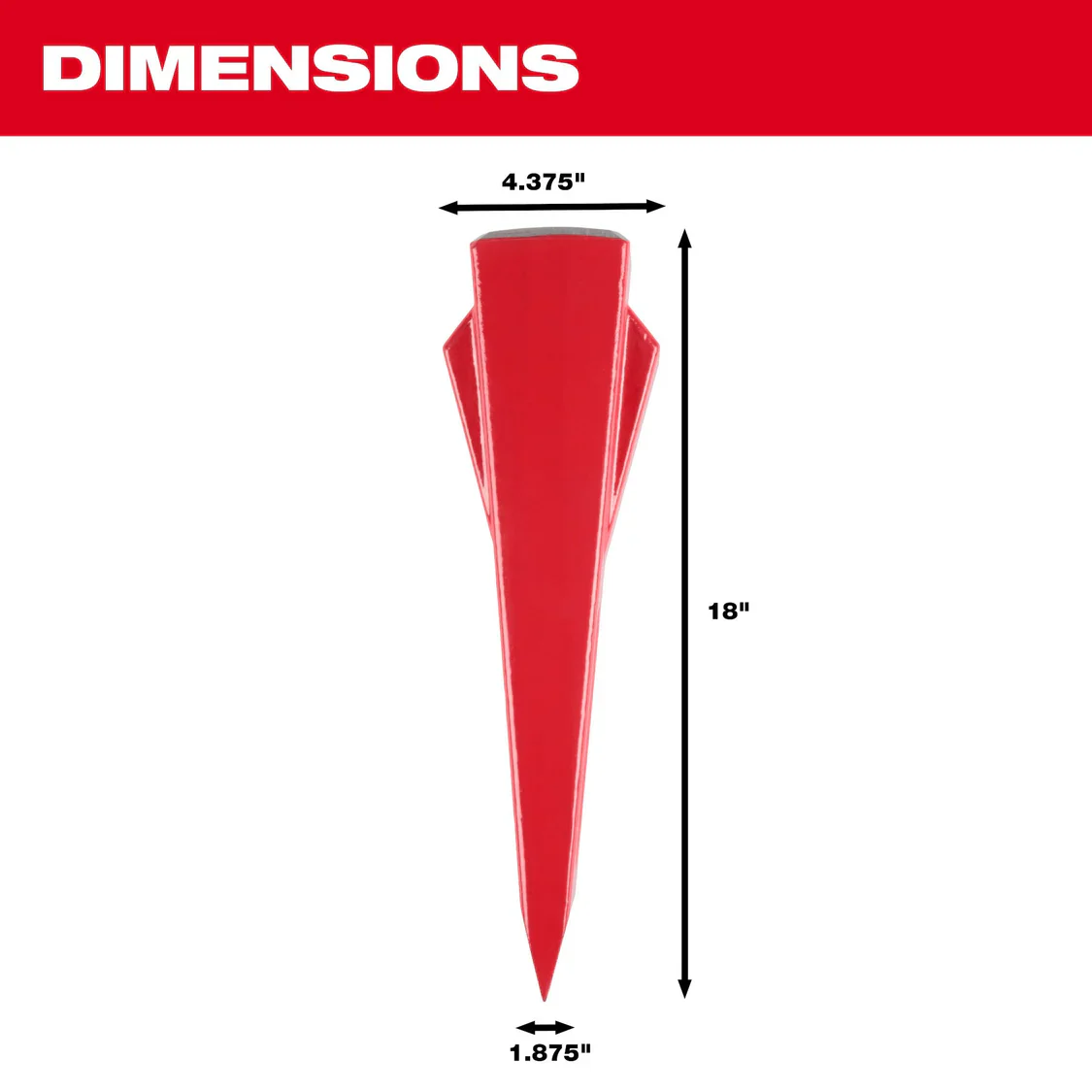 Milwaukee 48-22-9065, 5lb Splitting Wedge - Image 3