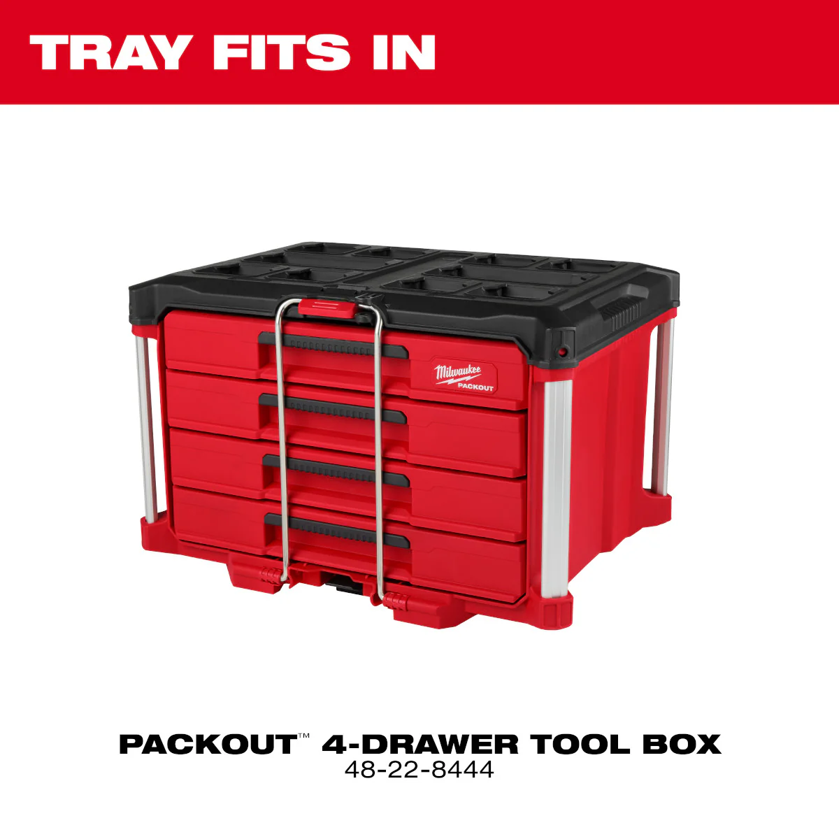 Milwaukee 48-22-9495, 366pc. Master Mechanics Hand Tool Set with PACKOUT™ Drawers and Dolly - Image 7