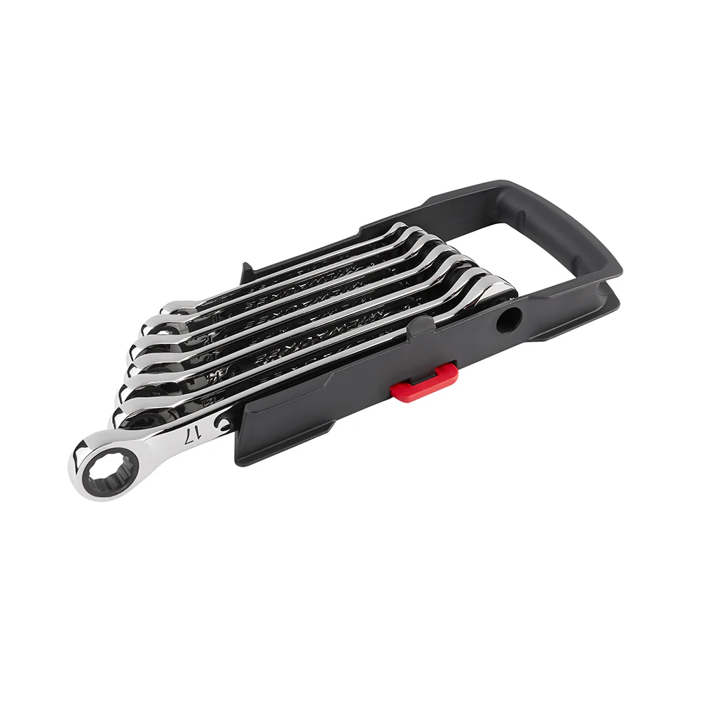 Milwaukee 48-22-9506 7pc Ratcheting Combination Wrench Set - Metric - Image 4