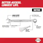 Milwaukee 48-22-9516, 15pc Ratcheting Combination Wrench Set - Metric - Image 8
