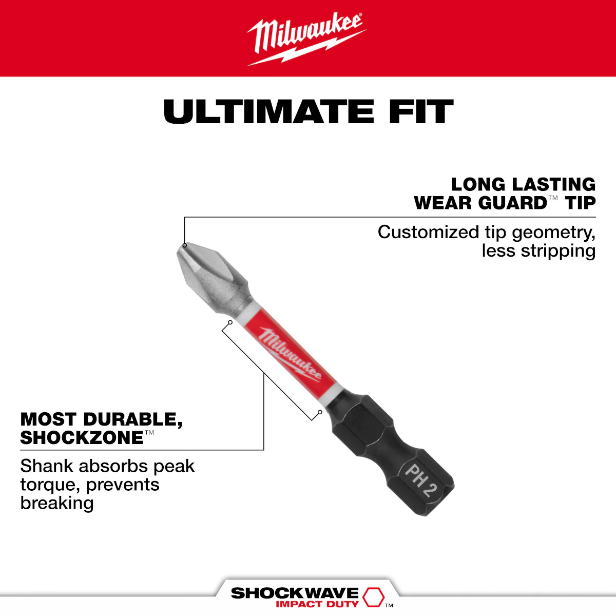 Milwaukee 48-32-4094, 80PC SHOCKWAVE™ Impact Duty Driver Bit Set - Image 4