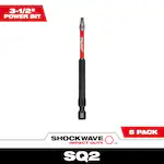 Milwaukee 48-32-4574, SHOCKWAVE 3.5" SQ2 IMPACT BIT 5PK - Image 5