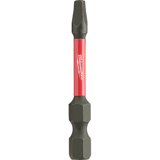 Milwaukee 48-32-4606, SHOCKWAVE™ 2" Impact Square Recess #2 Power Bits (5 PK) - Image 2