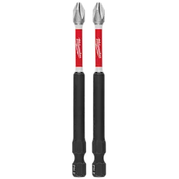 Milwaukee 48-32-4662, 3-1/2" PH2 SHOCKWAVE Impact Duty Bit - 2 Pack