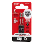 Milwaukee 48-32-4971, 2" SQ1 SHOCKWAVE Impact Duty Bit - 2 Pack - Image 3