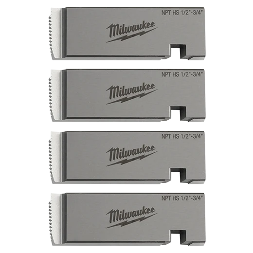Milwaukee 48-36-1203, 1/2"-3/4" HIGH SPEED NPT Universal Pipe Threading Dies
