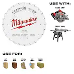 Milwaukee 48-40-0820, 8-1/4" 24T Framing Circular Saw Blade - Image 6