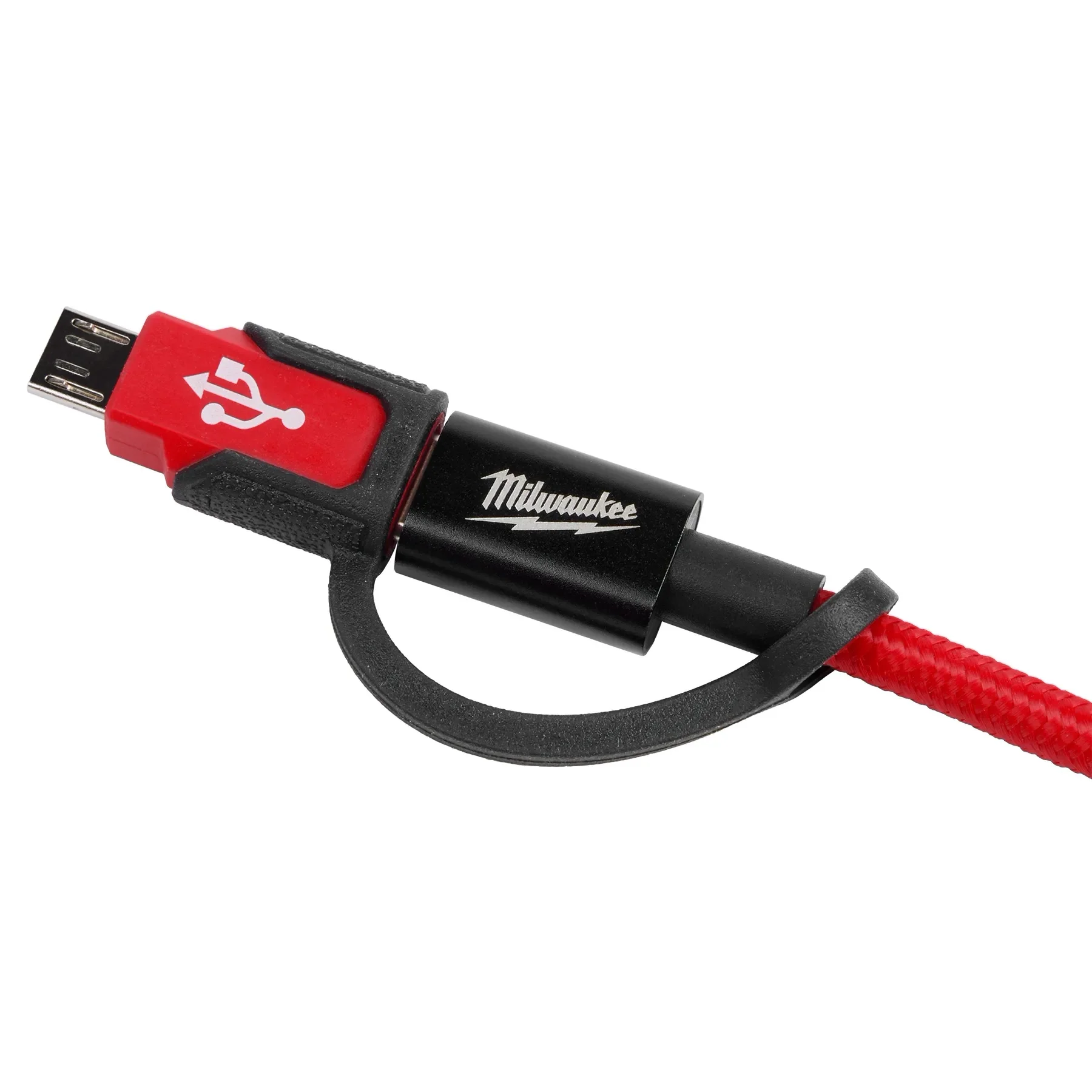 Milwaukee 48-59-1209, 3ft USB-C and 2.1A Wall Charger w/Micro USB Adaptor - Image 3