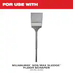 Milwaukee 48-62-1912, SDS MAX SLEDGE™ Floor Scraper Replacement Kit - Image 3