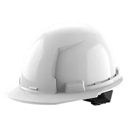 Milwaukee 48-73-1100, White Front Brim Hard Hat w/4pt Ratcheting Suspension - Type 1, Class E - Image 2