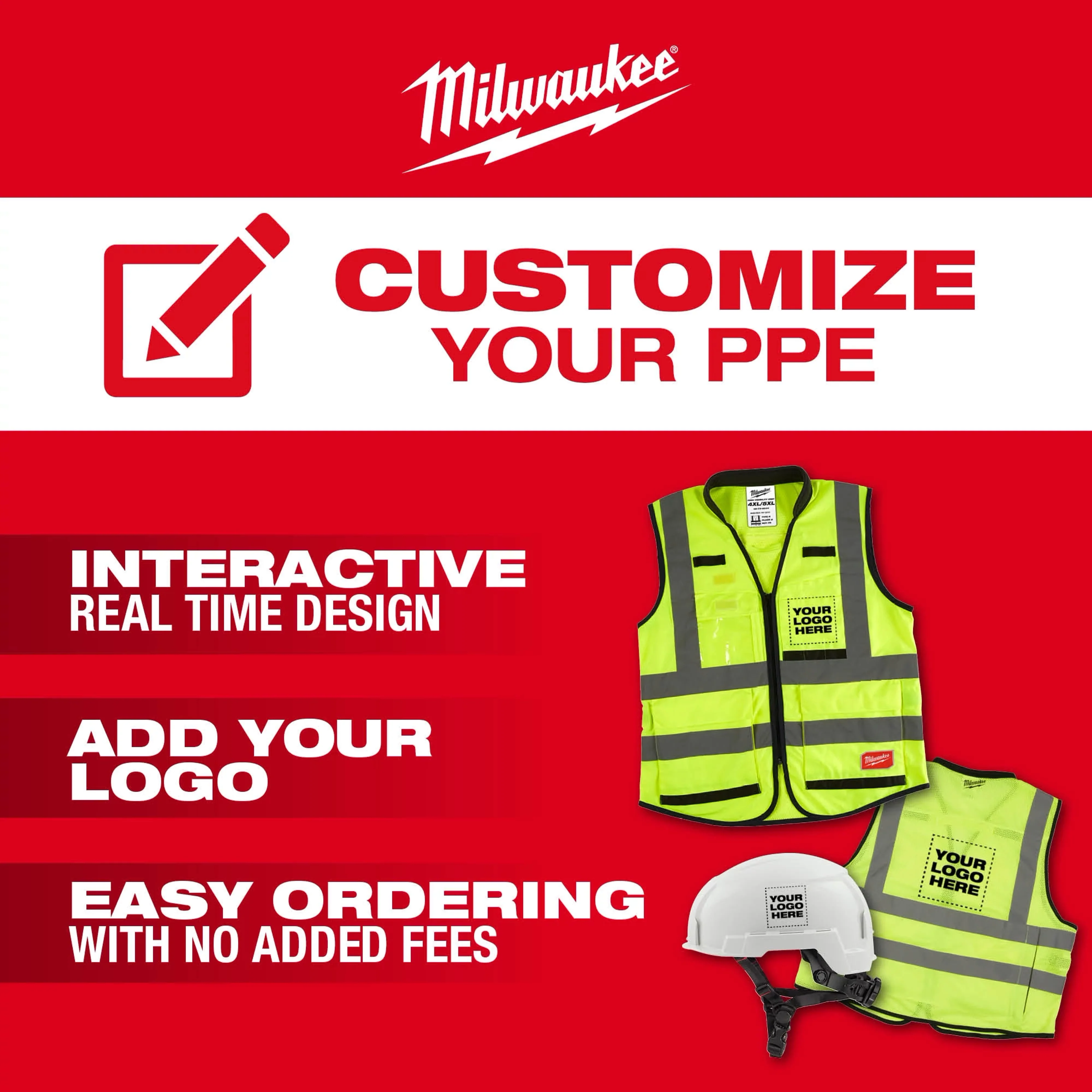 Milwaukee 48-73-1201, BOLT™ White Full Brim Vented Hard Hat w/4pt Ratcheting Suspension (USA) - Type 1, Class C - Image 2