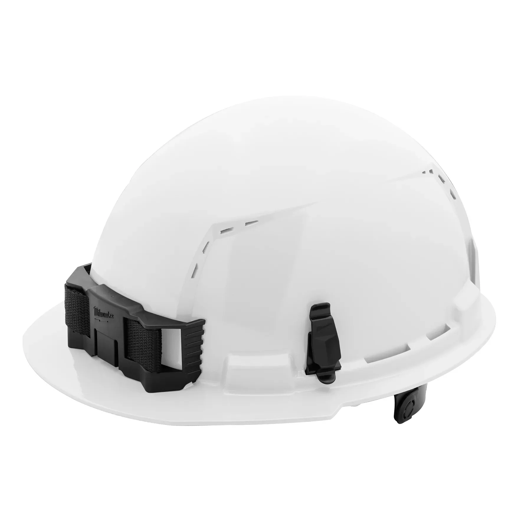 Milwaukee 48-73-1220, BOLT™ White Front Brim Vented Hard Hat w/6pt Ratcheting Suspension (USA) - Type 1, Class C