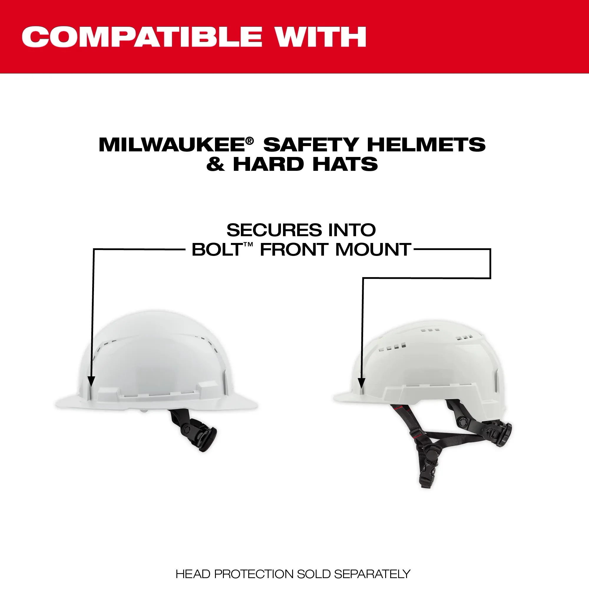 Milwaukee 48-73-1419, BOLT™ Eye Visor - Mirrored Dual Coat Lens (Compatible with Milwaukee® BOLT™ Safety Helmets & BOLT™ Hard Hats) - Image 3