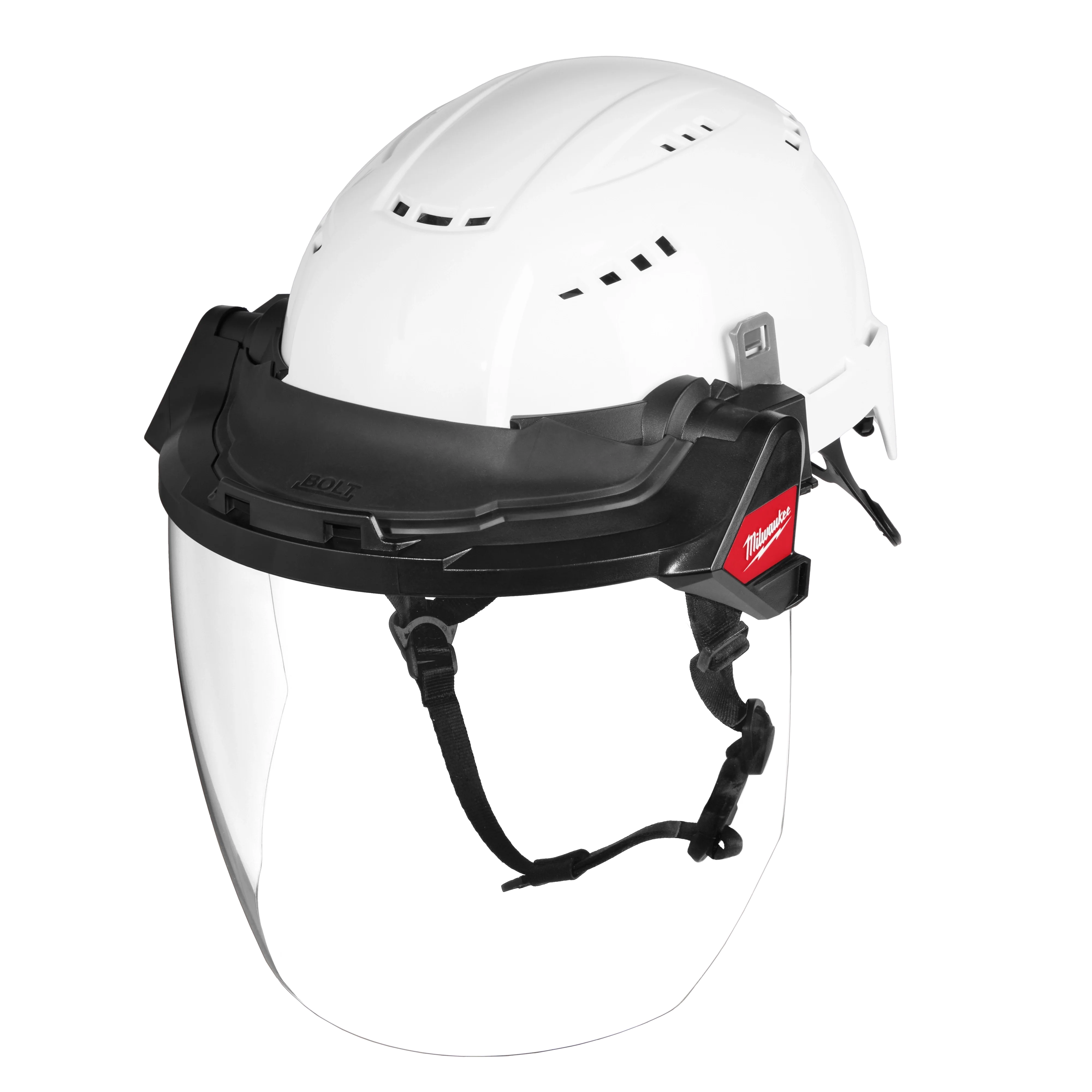 Milwaukee 48-73-1422, BOLT™ Gasketed Full Face Shield - Clear Dual Coat Lens (Compatible with Milwaukee® BOLT™ Safety Helmets & BOLT™ Hard Hats) - Image 3