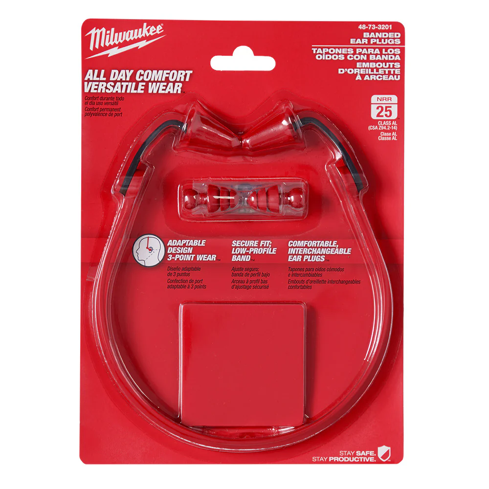 Milwaukee 48-73-3201, Banded Ear Plugs - Image 4